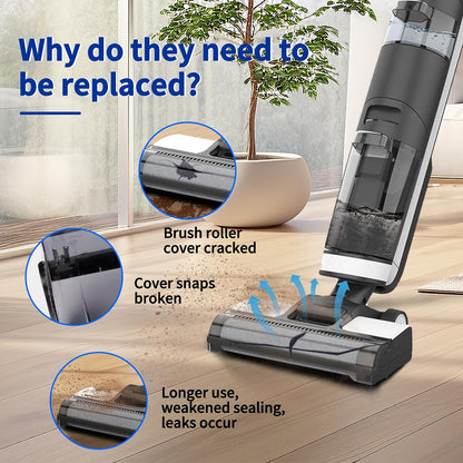 Vacuum Replacement Parts Main Brush Cover Compatible with Tineco iFloor 3/ Floor One S3 Cordless Vacuum Cleaners,Wet Dry Vacuum Cleaner Accessories