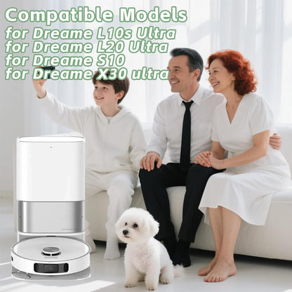 Main Brush Cover Replacement for Dreame L10S Ultra, L10 Ultra, S10, L20 Ultra, X30 Ultra Robot Vacuum Cleaner, X30 Ultra Main Brush Cover Accessories