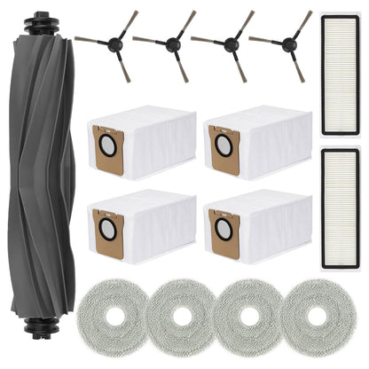 15 PCS Accessories Kit for Dreame L20 Ultra/ L30 Ultra Robot Vacuum Cleaner, Replacement Parts Main Brush, Side Brush, Washable Filter, Mop pads, Dust Bag