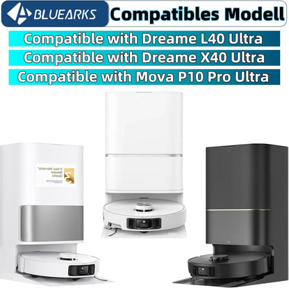 23Pcs Replacement Parts for Dreame X40 Ultra/L40 Ultra/MOVA P10 Pro Ultra Vacuum Cleaner Accessories Kit,1 Main Brush 6 Mop Pads 4 Hepa Filters 6 Side Brush 6 Vacuum Bags