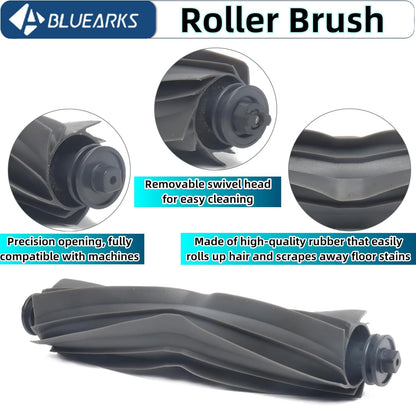 23Pcs Replacement Parts for Dreame X40 Ultra/L40 Ultra/MOVA P10 Pro Ultra Vacuum Cleaner Accessories Kit,1 Main Brush 6 Mop Pads 4 Hepa Filters 6 Side Brush 6 Vacuum Bags