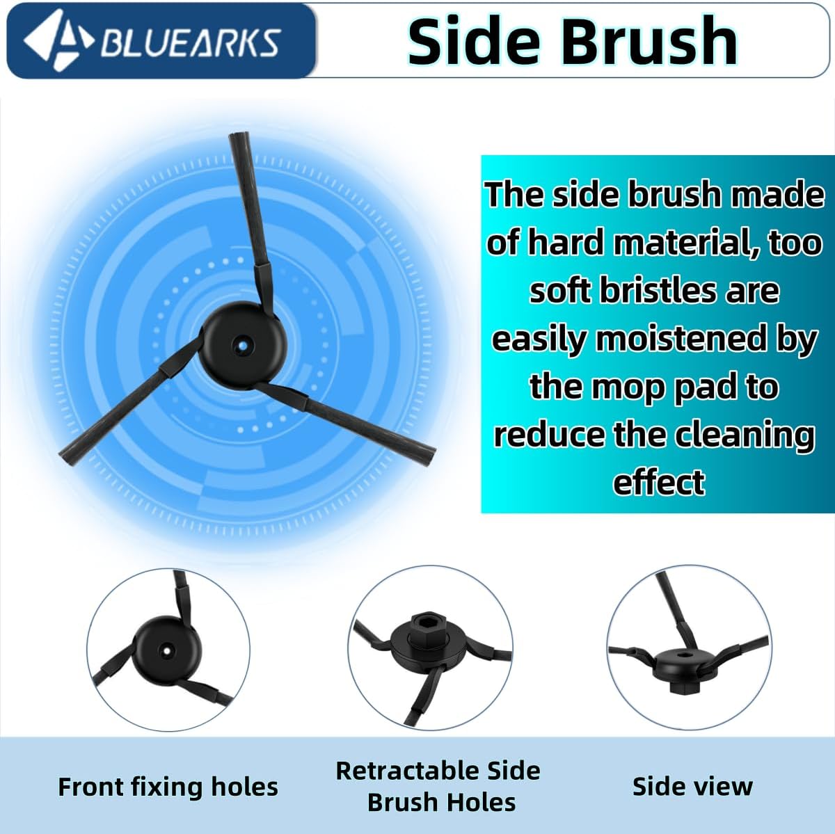 23Pcs Replacement Parts for Dreame X40 Ultra/L40 Ultra/MOVA P10 Pro Ultra Vacuum Cleaner Accessories Kit,1 Main Brush 6 Mop Pads 4 Hepa Filters 6 Side Brush 6 Vacuum Bags