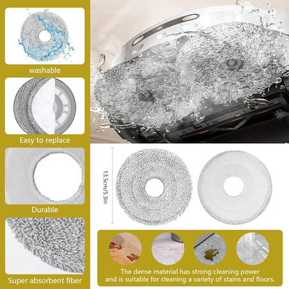 14Pcs Compatible with Dreame L10s Ultra Gen 2/X50 Ultra/L40 Ultra Robot Vacuum,3.2-Liter Large Capacity Activated Carbon Adsorptio Bags,Four-Layer Sealed Disposable dust bag,9 Week