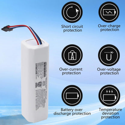 Original P2008-4S2P-MMBK Battery Accessories for Dreame F9/D9/D9 Pro/D9 Max/L10 Pro Vacuum Cleaner 14.4V 5200mAh