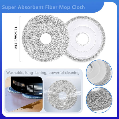 28 PCS Replacement Parts for Dreame L20 Ultra/L20 Ultra Complete, L30 Ultra/L30 Ultra Complete Vacuum Cleaner,2 Rubber Main Brush,6 Activated Carbon Dust Bags,4 Activated Carbon Filters