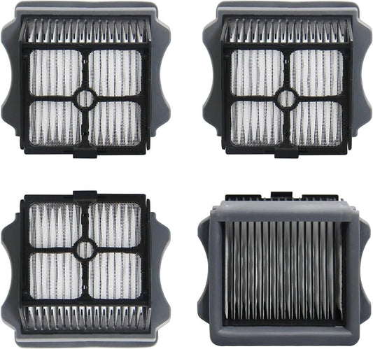Floor ONE S3 Replacement Filter Compatible with Tineco iFloor 3, Floor ONE S3, Floor ONE S5, Floor ONE S5 Pro Cordless Wet Dry Vacuum Cleaner, 4 Pack