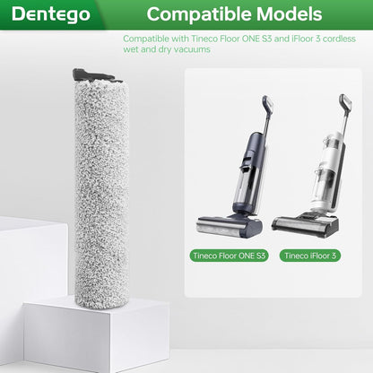Floor ONE S3 Roller Brush Replacement Compatible with Tineco Floor ONE S3 and iFloor 3 Cordless Wet Dry Vacuum Cleaner, 2 Pack