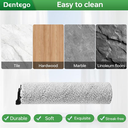 Floor ONE S3 Roller Brush Replacement Compatible with Tineco Floor ONE S3 and iFloor 3 Cordless Wet Dry Vacuum Cleaner, 2 Pack