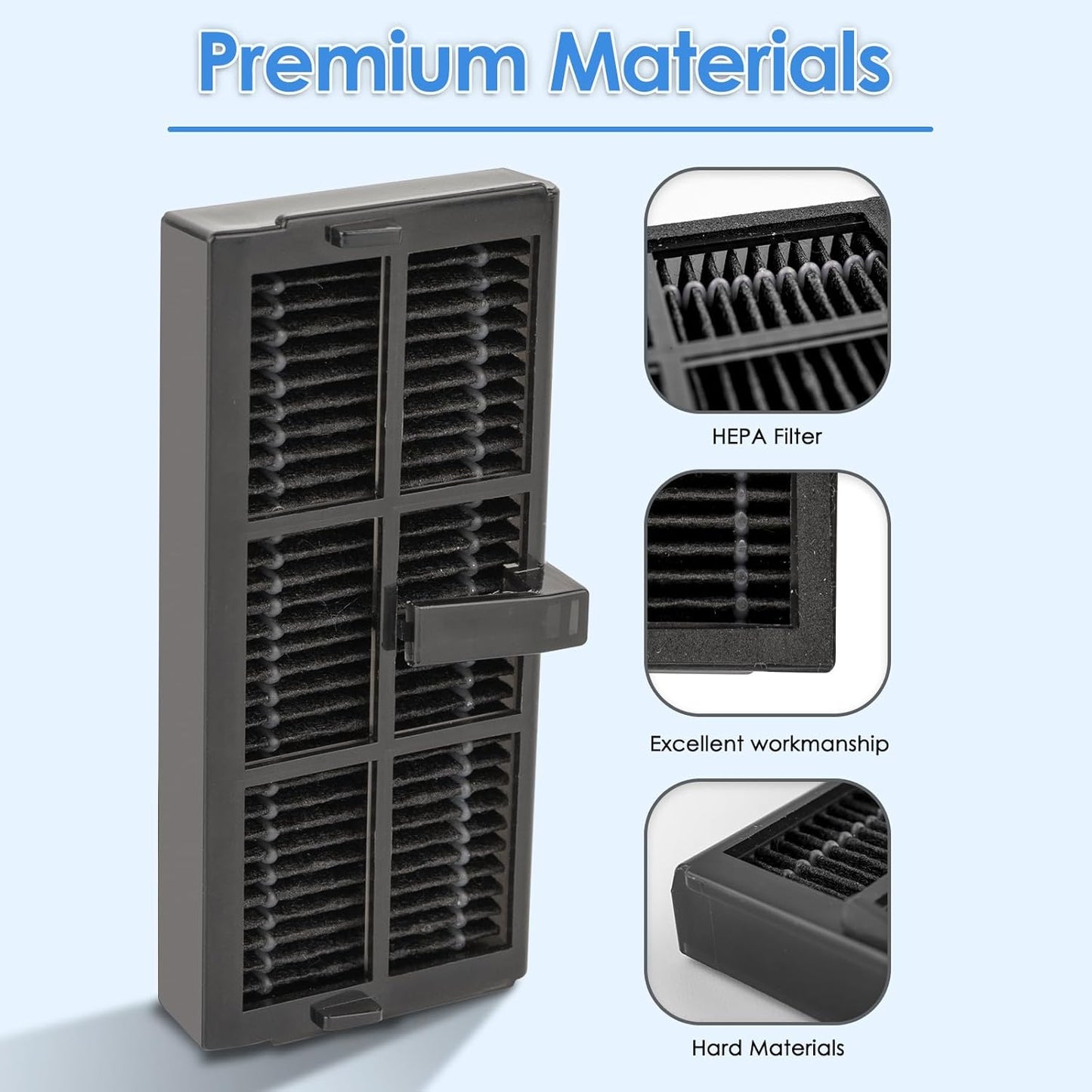 (8 Pack) L10S Ultra Gen 2 HEPA Filter for Dreame L10S Ultra Gen 2/ L10s Pro Ultra Heat/ L40 Ultra/ X40 Ultra/ X30 Ultra, Replacement Parts HEPA Filters