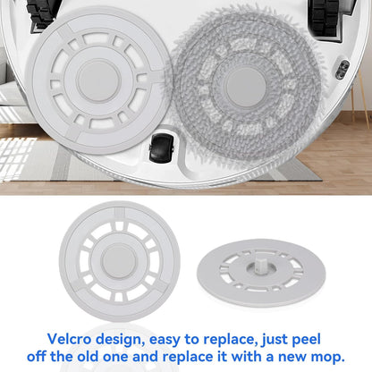 Mop Pad Plate Accessories for Dreame L10S Ultra / L10s Pro Gen 2/ L10 Ultra/ L10S Pro/ L10 Prime/ X20 Pro and Xiaomi X20+ Robot Vacuum Cleaner - Vacuum Pad Board Holder Replacement Part Attachment