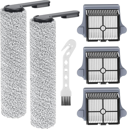 Version 1 - FW200300US S7 PRO Brush Roller and HEPA Filter Set Compatible with Tineco Floor ONE One S7 PRO Cordless Wet Dry Vacuum Cleaner, 2+3 Pack (NOT Fit Version 2 - FW221100US)