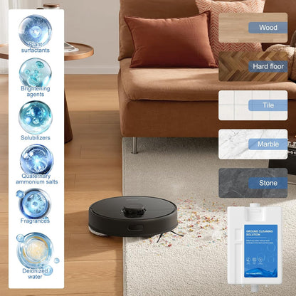 Compatible with Dreame Cleaning Solution, Multi-Surface Floor Cleaning Solution Compatible with Dreame L20 Ultra Robot Vacuum (15.2 Fl Oz)