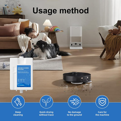 Compatible with Dreame Cleaning Solution, Multi-Surface Floor Cleaning Solution Compatible with Dreame L20 Ultra Robot Vacuum (15.2 Fl Oz)