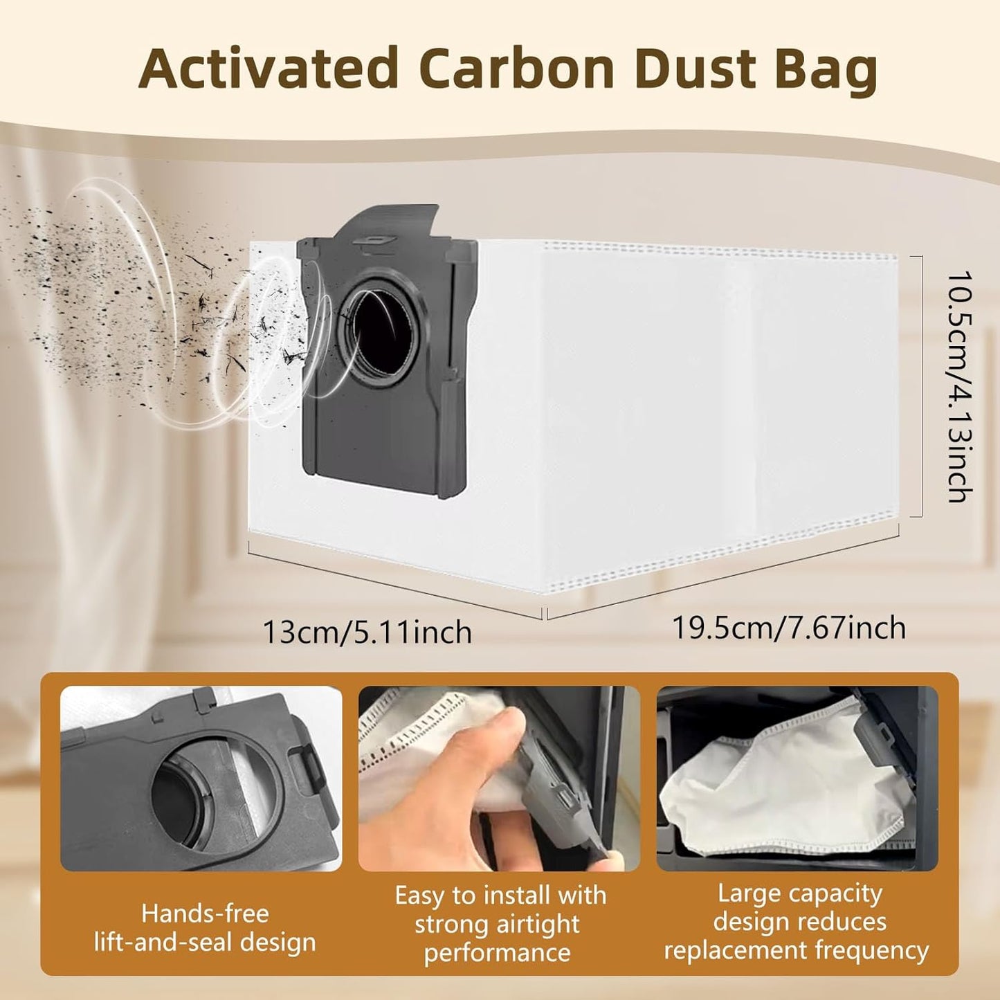 29 Pack Accessories Kit Compatible with Dreame X50 Ultra Complete/L50 Pro Ultra/L50 Ultra/X50 Master/L40s Pro Ultra/Matrix10 Ultra/Mova V50 Ultra Complete Replacement Parts, Main Brush, Dust Bag