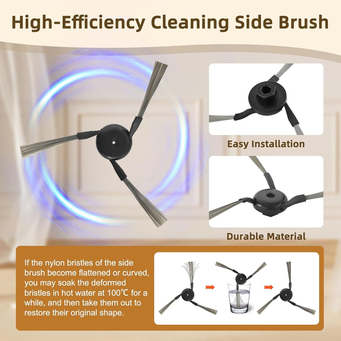 29 Pack Accessories Kit Compatible with Dreame X50 Ultra Complete/L50 Pro Ultra/L50 Ultra/X50 Master/L40s Pro Ultra/Matrix10 Ultra/Mova V50 Ultra Complete Replacement Parts, Main Brush, Dust Bag