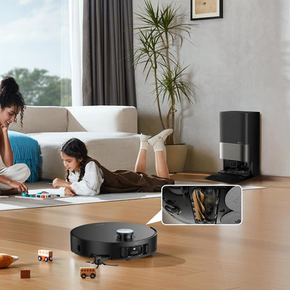 Dual Main Brush for Dreame L50 Pro Ultra,X50 Ultra,X50 Master,L40s Pro Ultra Vacuum Cleaner Replacement Parts, X50 Ultra Robot Vacuum and Mop Roller Detangling Main Roller Brush