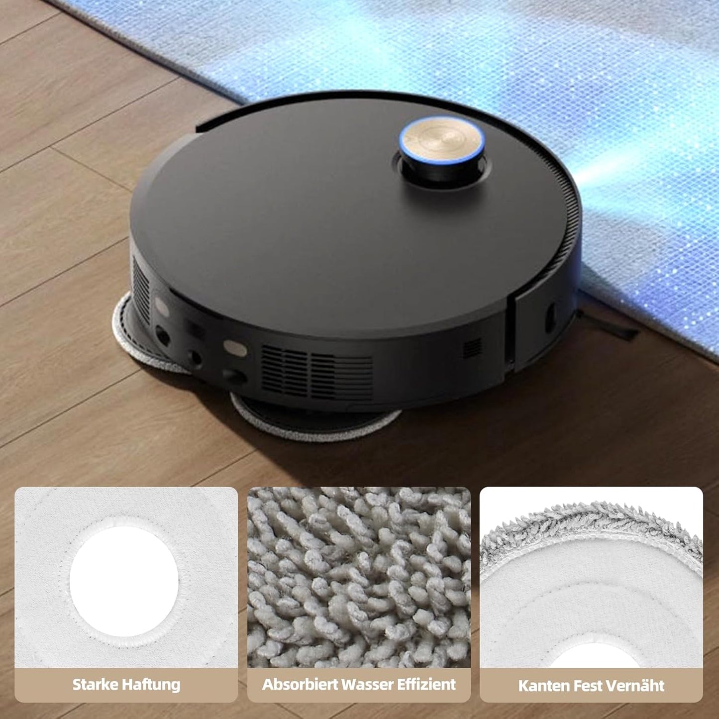 26 Pack Accessories for Dreame X50 Ultra Complete / X50 Master / L50 Pro Ultra / L50 Ultra Vacuum Robot, 2 Main Brush 6 Mop Pads 6 Dust Bags 6 Sidebrush 4 Filter 1 Cleaning Brush 1 Screwdriver