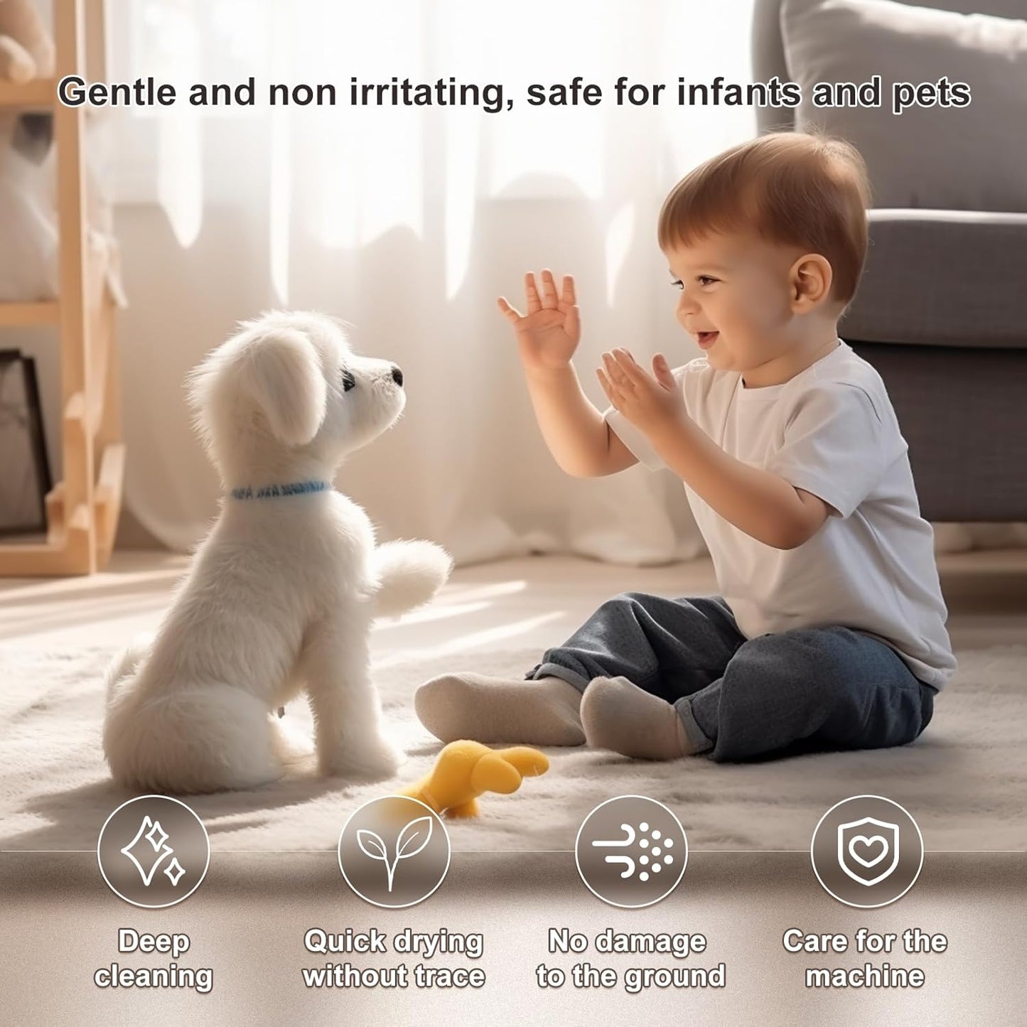 Floor Cleaning Solution Original Scent Compatible with Dreame Vacuum Cleaner Solution, Residue & Streak Free, Suitable for All Robot Vacuum Cleaners and Wireless Wet Dry Dual-Use Vacuum Cleaners 35.27 Fl Oz (Pack of 3)