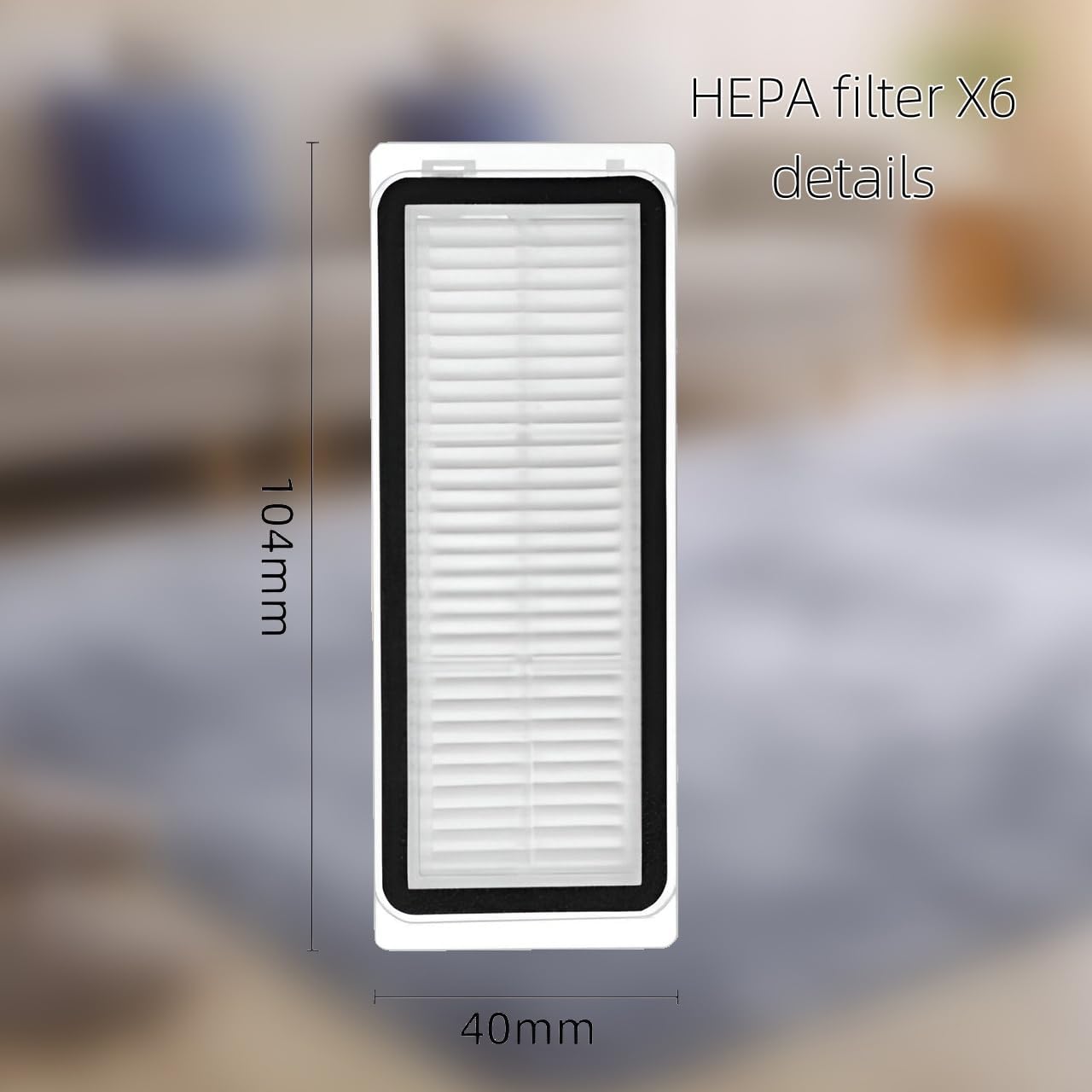 Dreame L20 Ultra Replacement Accessories for Dreame L20 Ultra / L30 Ultra Robot Vacuum:6 HEPA Filters 6 Side brushes 6 Mop Pads 6 Dust Bags 2 Main Brush Cleaning Brush 25 Packs