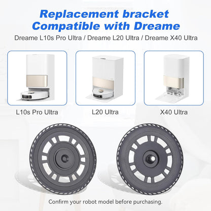 Mop Pad Plate Accessories for Dreame L10s Pro Ultra Heat/L10s Ultra Gen2/X30 Ultra/X40 Ultra/L20 Ultra/X40 Master/L40 Ultra - Board Holder Replacement Mop Tray Part Attachment