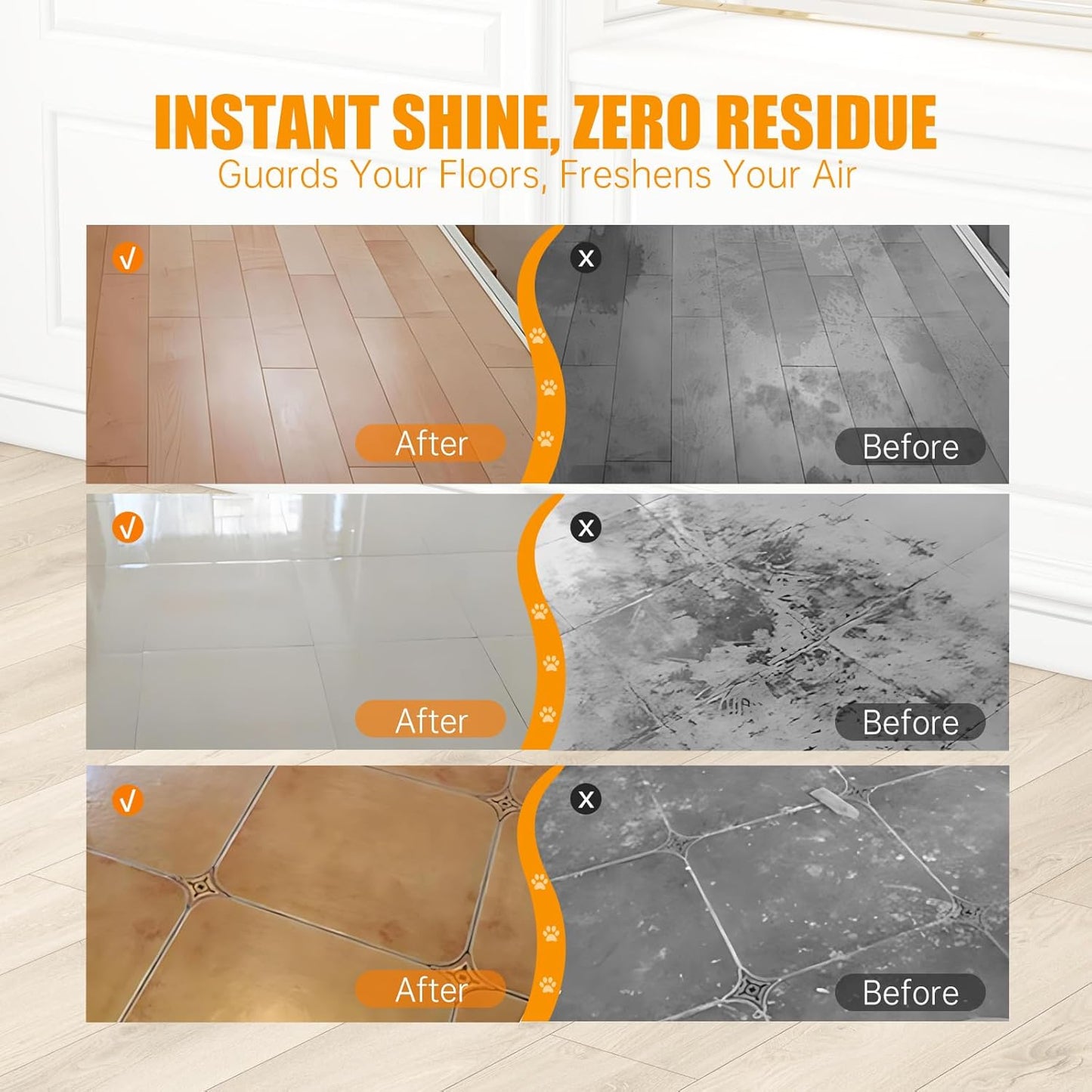 Compatible for Tineco FLOOR ONE S5/S3/IFLOOR3/IFLOOR2, Compatible for IFLOOR SERIES Vacuum Robot,Floor Cleaning Liquid Solution Lemon Flavor 500ml(pack of 4)