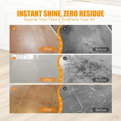 Compatible for Tineco FLOOR ONE S5/S3/IFLOOR3/IFLOOR2, Compatible for IFLOOR SERIES Vacuum Robot,Floor Cleaning Liquid Solution Lemon Flavor 500ml(pack of 4)