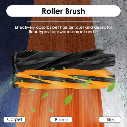 (18 Pack) X50 Ultra Replacement Parts Compatible with Dreame X50 Ultra Robot Vacuum Cleaner, 2 Roller Brushes, 4 Side Brushes, 4 Dust Bags, 4 HEPA Filters, 4 Mop Pads, Accessories Kit