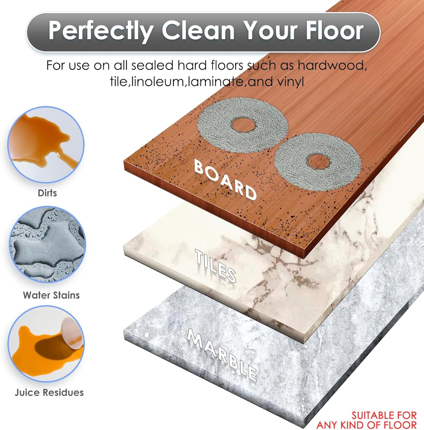 (25 Pack) X50 Ultra Replacement Parts Accessories for Dreame X50 Ultra, L40s Pro Ultra, L50 Pro Ultra, X50 Master Robot, 2 Roller Brushes, 6 Side Brushes, 6 Dust Bags, 5 HEPA Filters, 6 Mop Pads