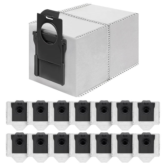 15 Pack Vacuum Bags Replacement for Dreame X50 Ultra/X40 Ultra/X30 Ultra/L50 Ultra/L40 Ultra/L10s Ultra Gen 2/L10s Pro Ultra Robot Vacuum Cleaner,3.2L Large Capacity Dust Bag Accessories