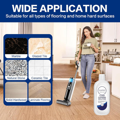 Multi-Surface Floor Cleaning Solution Compatible with Tineco, Cleaner Refill for All Mopping Robot Vacuums and Cordless Wet/Dry Mops (4 Bottle Pack, Original)