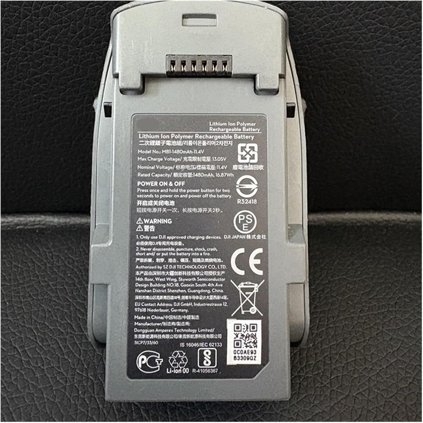 Original Battery, Compatible For DJI Spark Drone Battery 1480mAh 11.4V UAV Battery