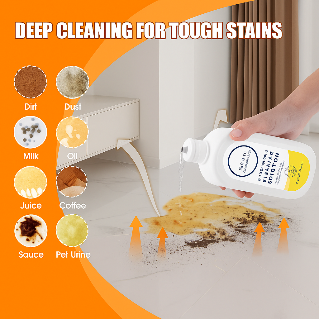 Compatible for Tineco FLOOR ONE S5/S3/IFLOOR3/IFLOOR2, Compatible for IFLOOR SERIES Vacuum Robot,Floor Cleaning Liquid Solution Lemon Flavor 500ml(pack of 4)